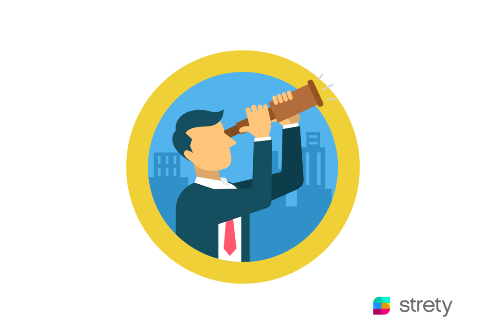 image representing Business vision statement and mission statement: guide and examples