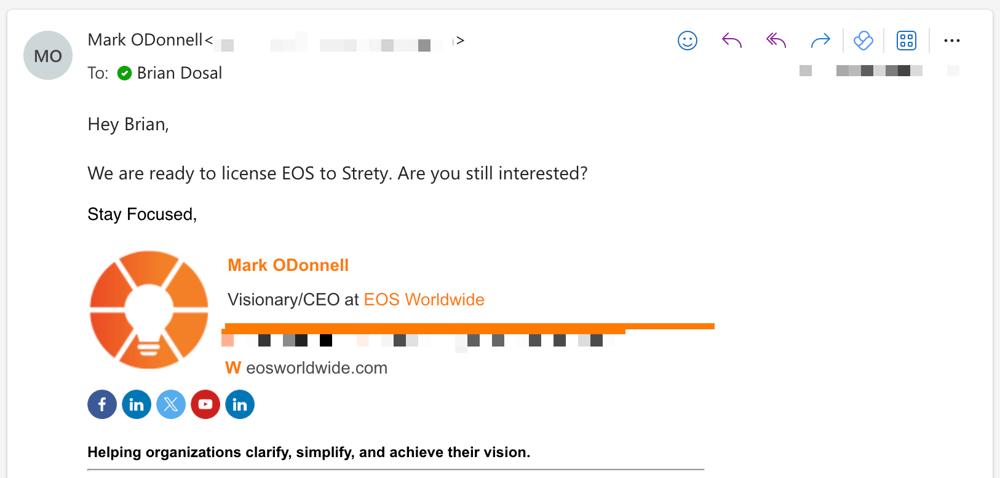 image representing EOS® Licensing Agreement Signed! | Strety